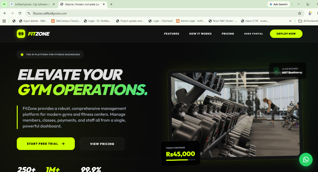 FitZone Gym Management